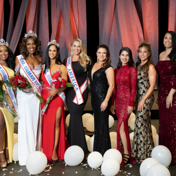 Dr Uppal with 2023 Mrs Colorado Pageant winners