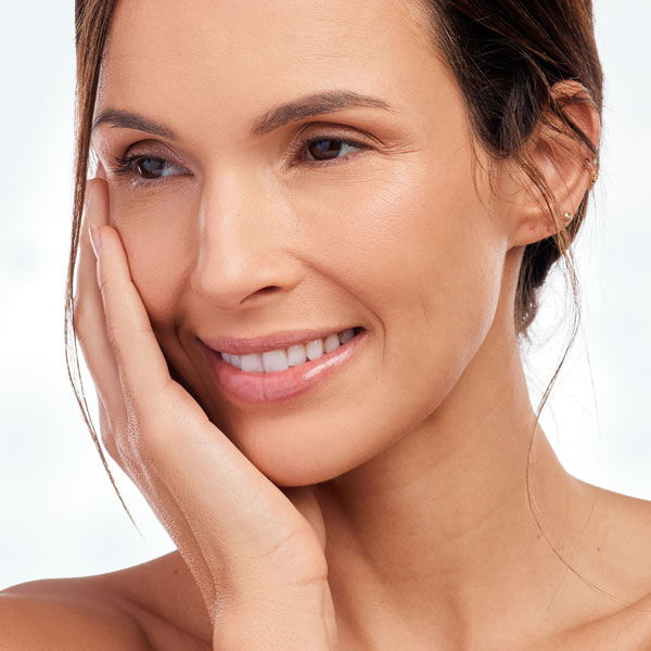 Dazzling smile with healthy skincare